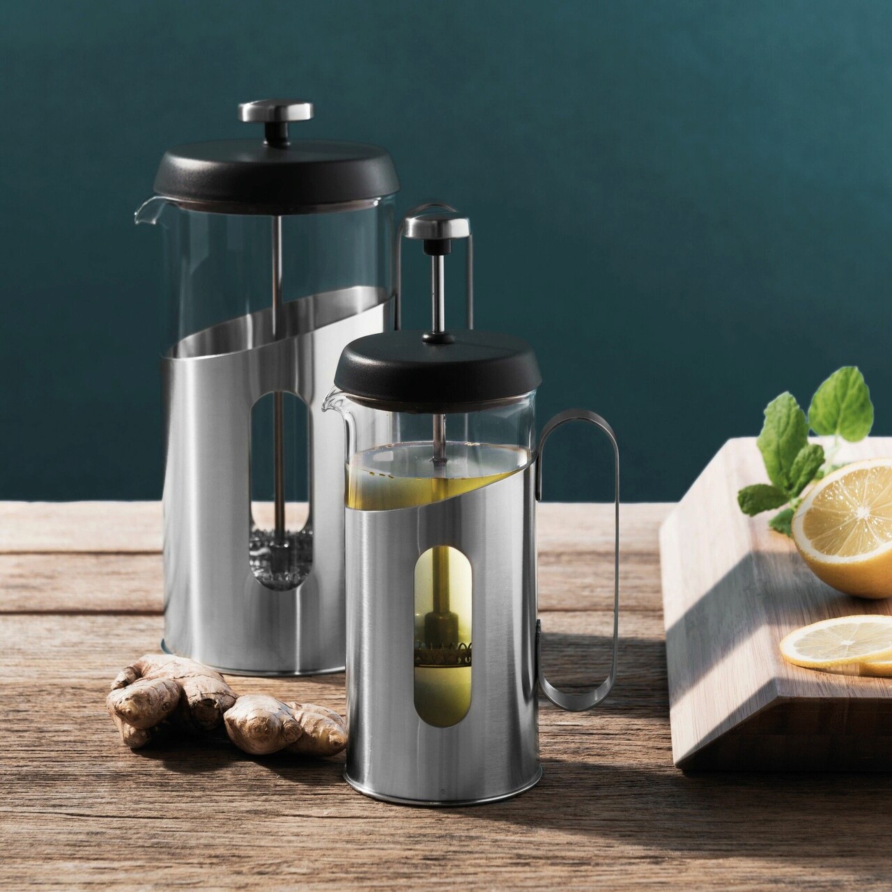 Presa franceza pentru cafea si ceai / cafetiera BergHOFF, Essentials Maestro, 350 ml, inox/sticla termorezistenta - imagine 5